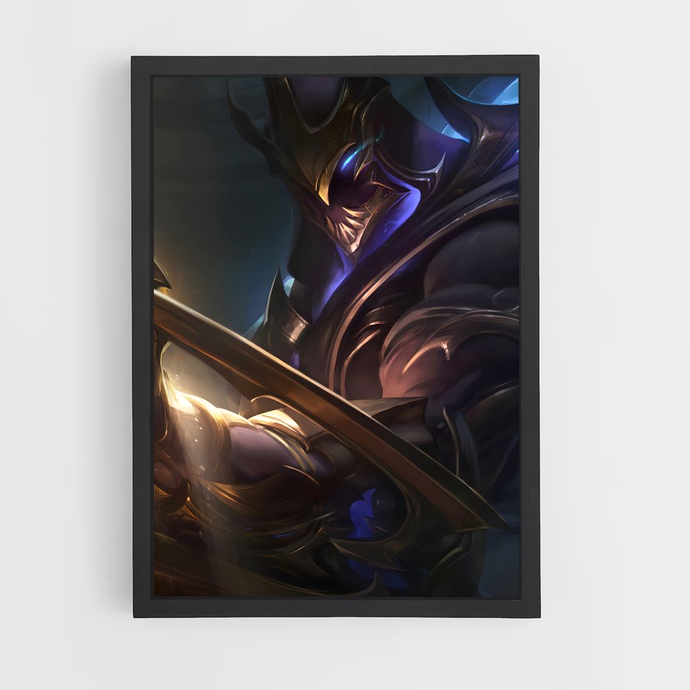 Poster League of Legends: Zed en Action (vue 2)